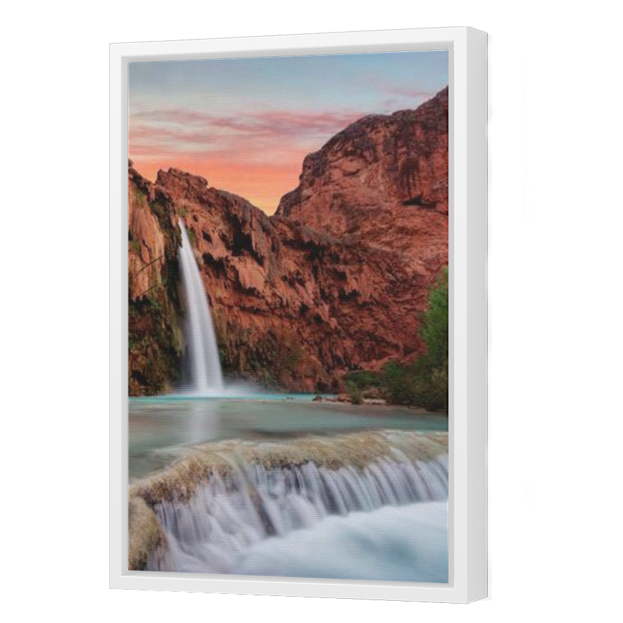 Thumbnail for Canvas - White Floating Frame