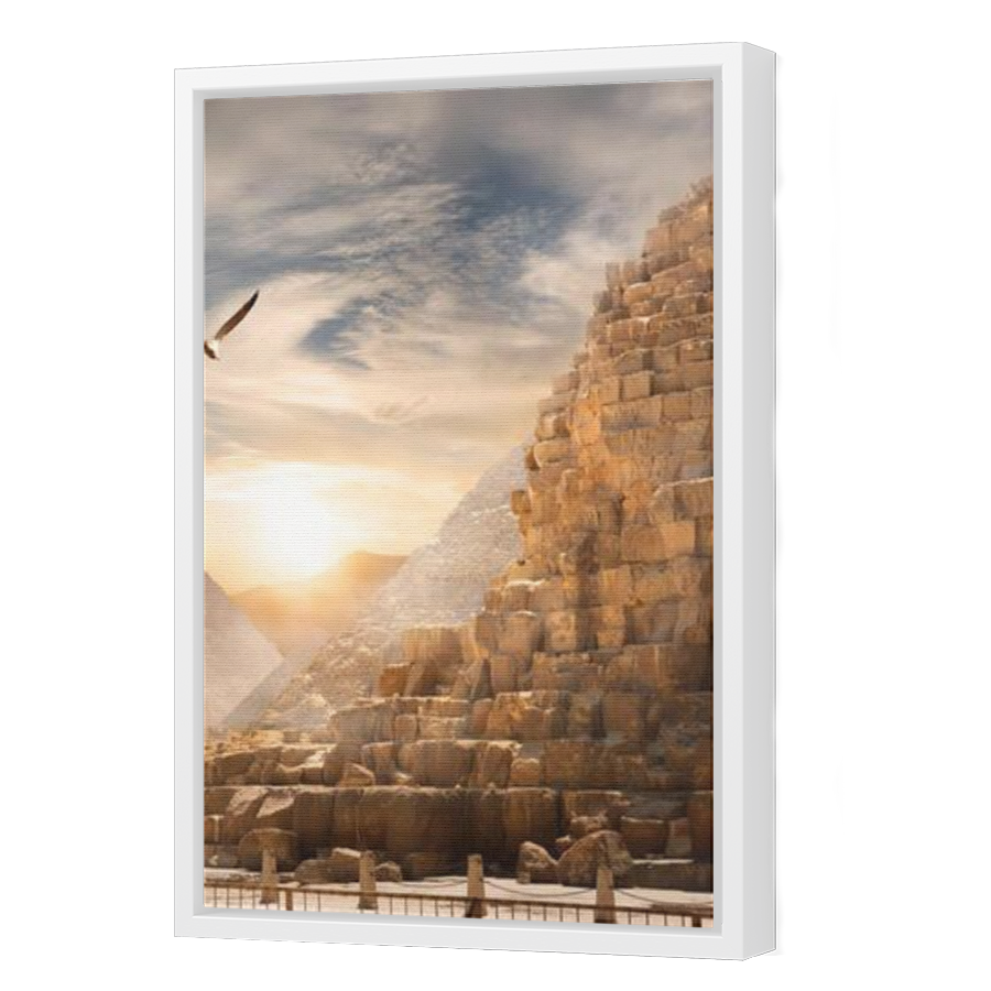 Thumbnail for Canvas - White Floating Frame