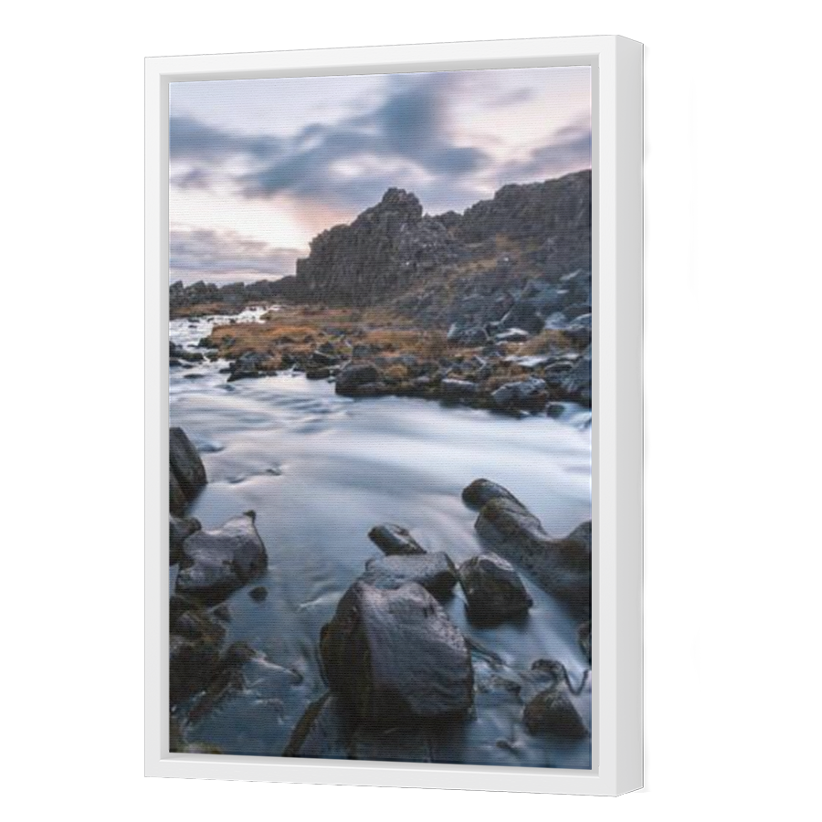 Thumbnail for Canvas - White Floating Frame