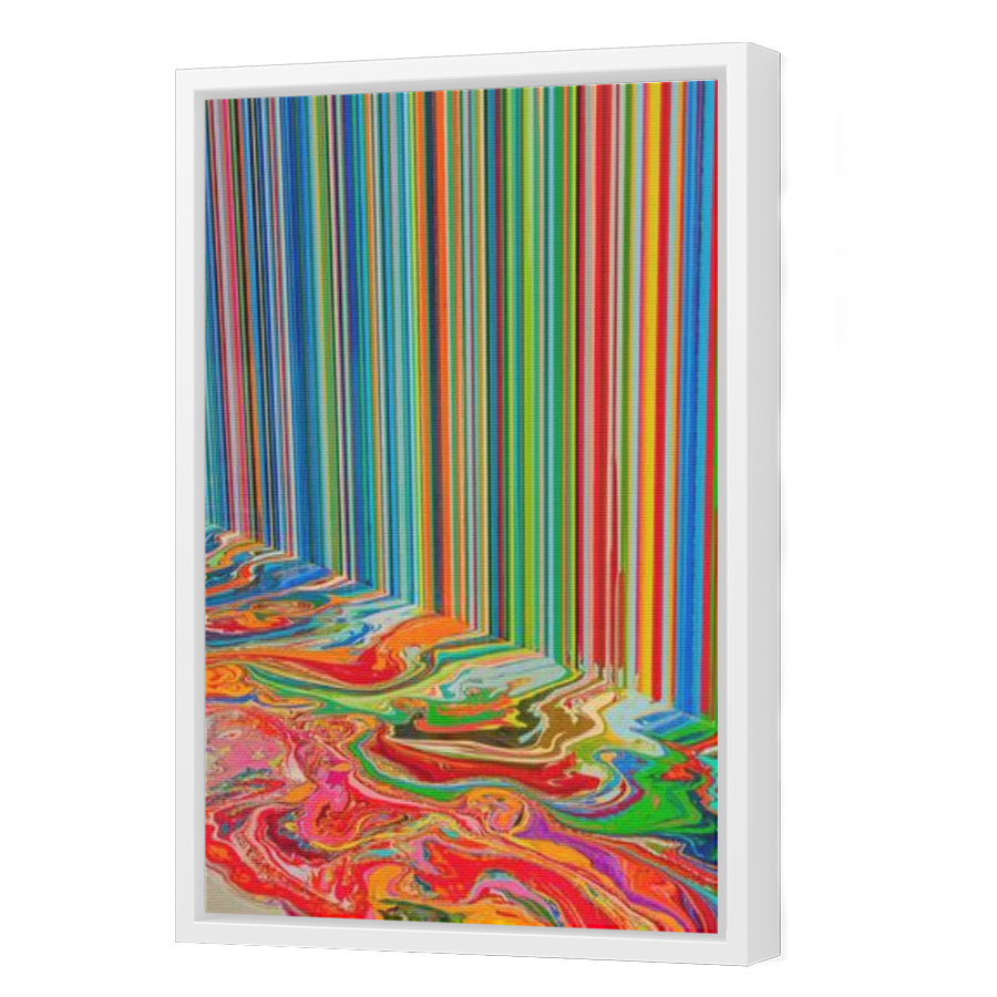 Thumbnail for Canvas - White Floating Frame