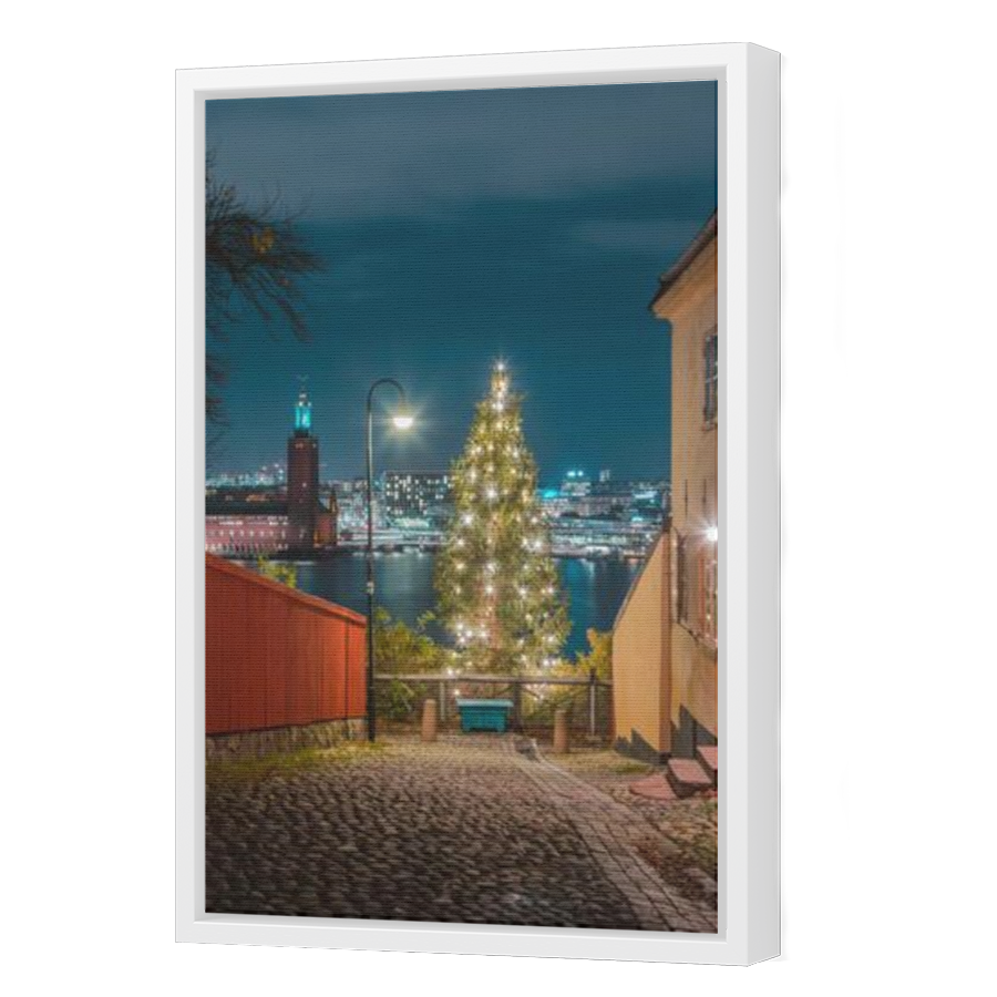 Thumbnail for Canvas - White Floating Frame