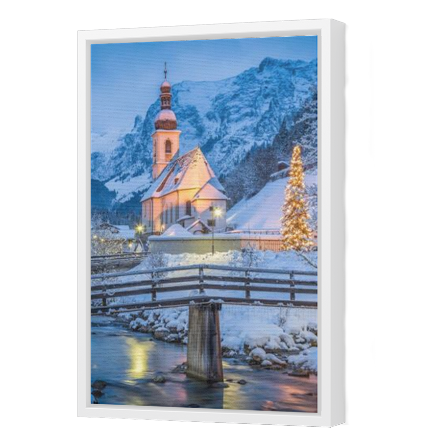 Thumbnail for Canvas - White Floating Frame