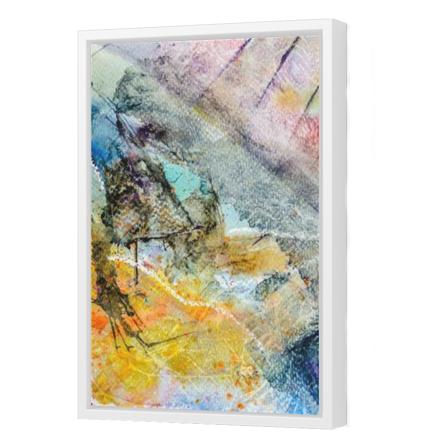 Thumbnail for Canvas - White Floating Frame