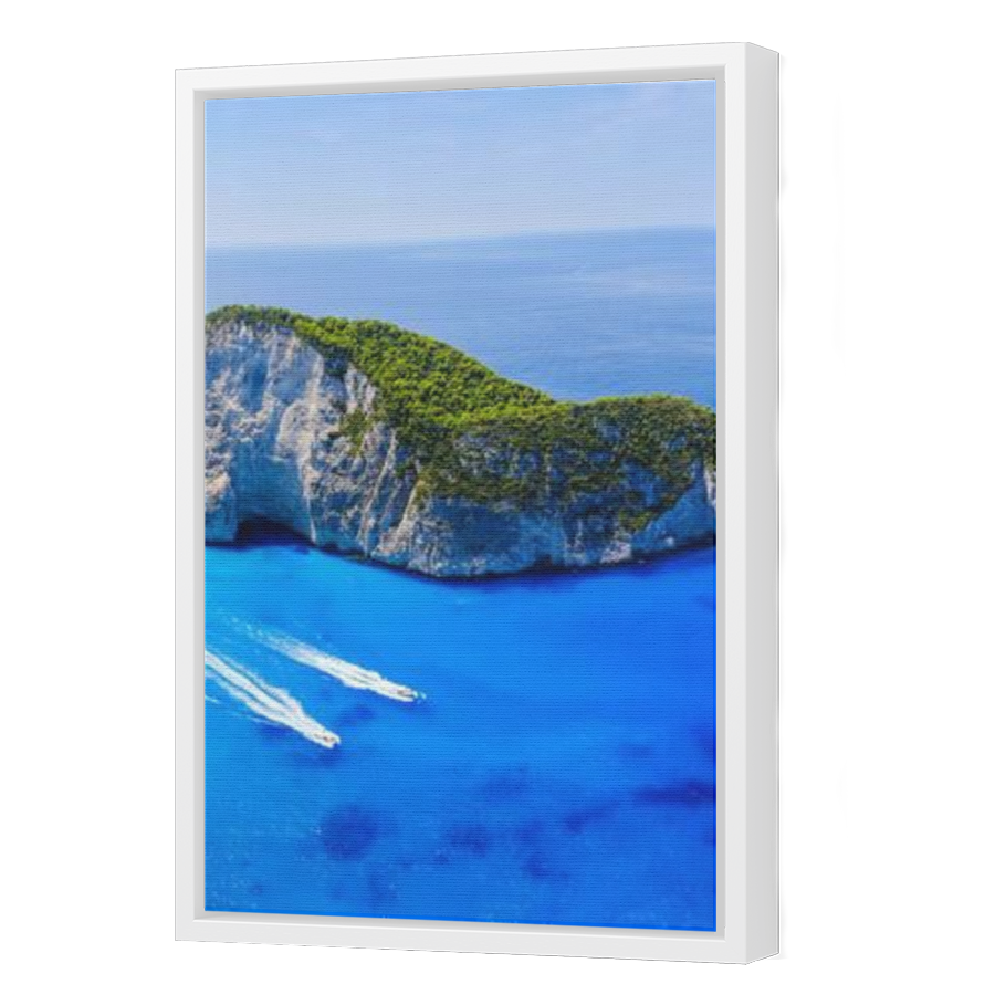 Thumbnail for Canvas - White Floating Frame