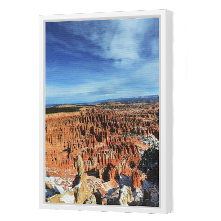 Thumbnail for Canvas - White Floating Frame