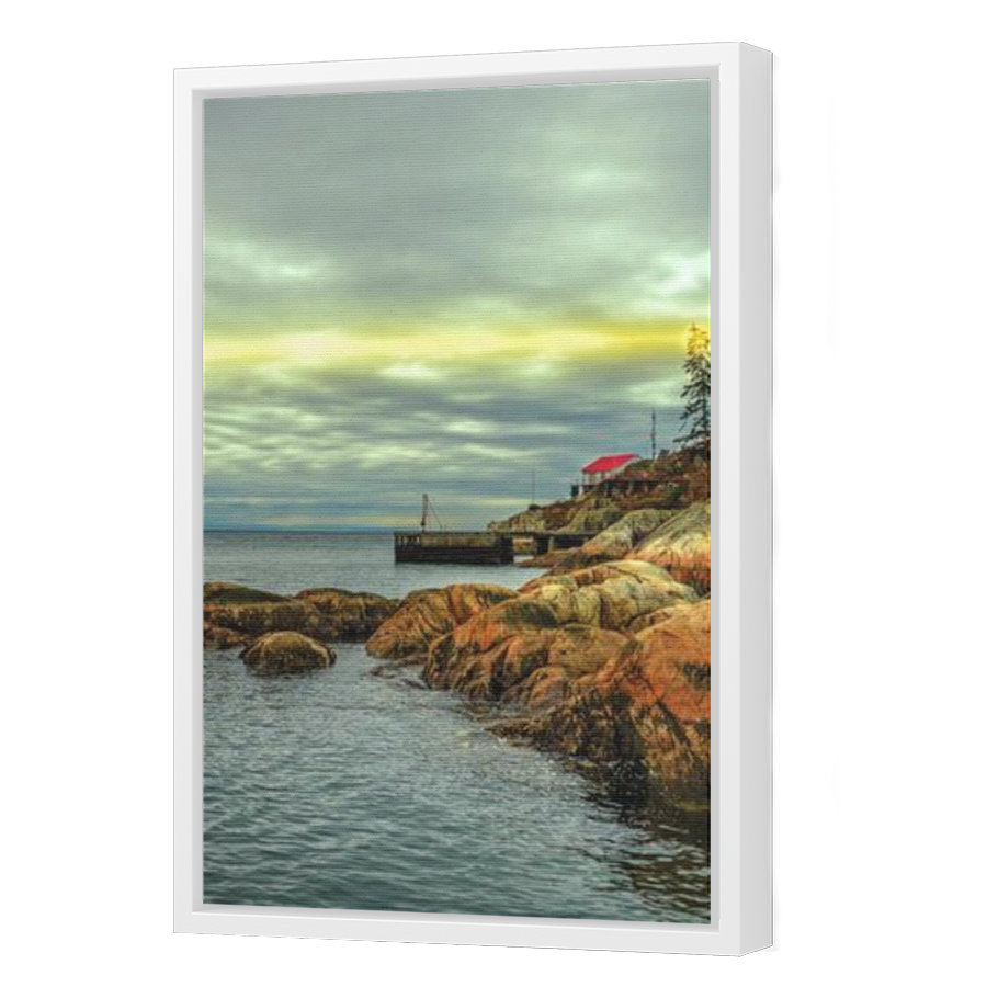 Thumbnail for Canvas - White Floating Frame