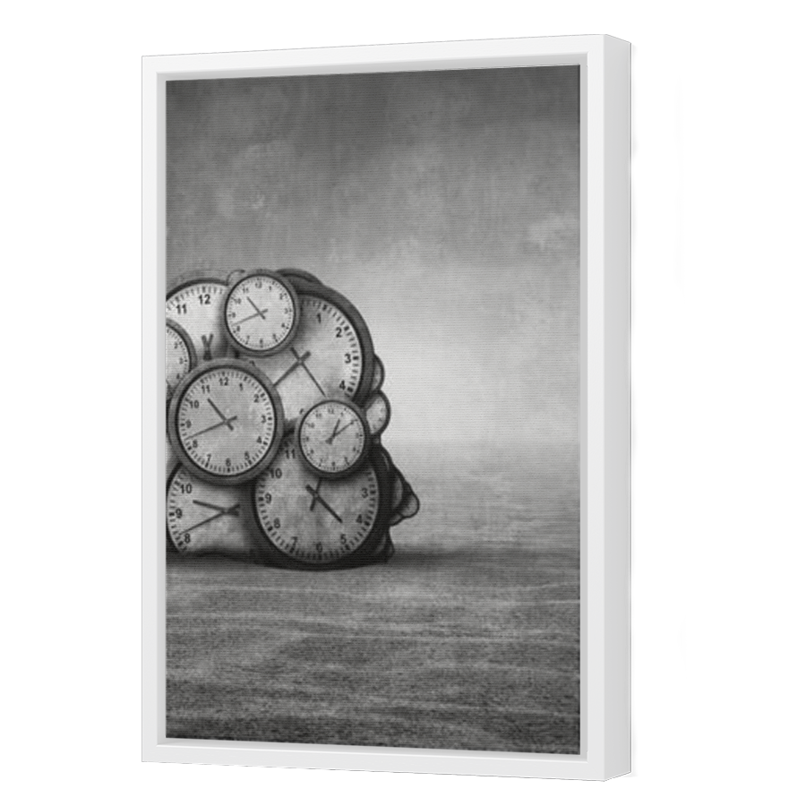 Thumbnail for Canvas - White Floating Frame