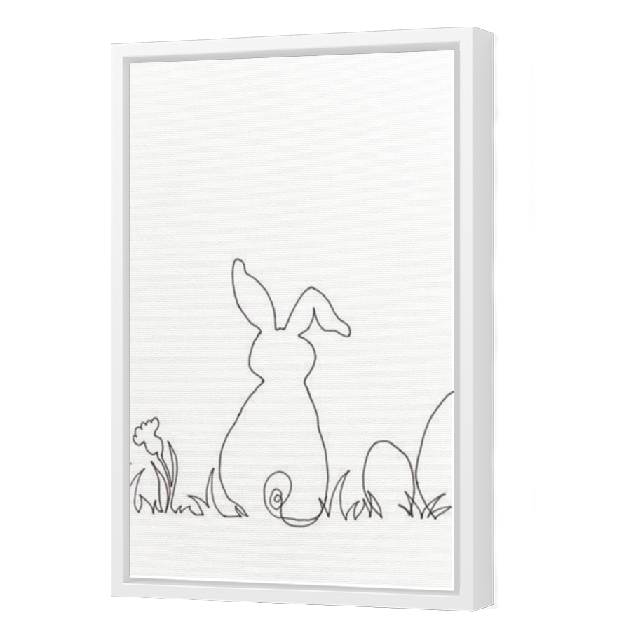 Thumbnail for Canvas - White Floating Frame