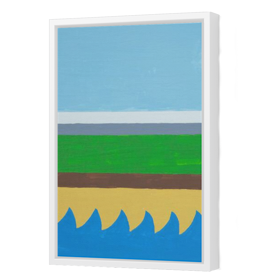 Thumbnail for Canvas - White Floating Frame