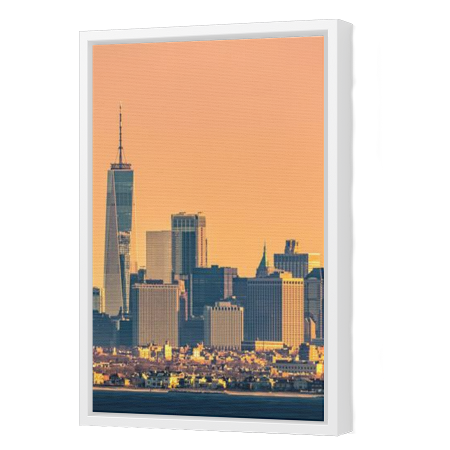 Thumbnail for Canvas - White Floating Frame
