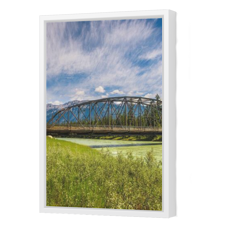 Thumbnail for Canvas - White Floating Frame