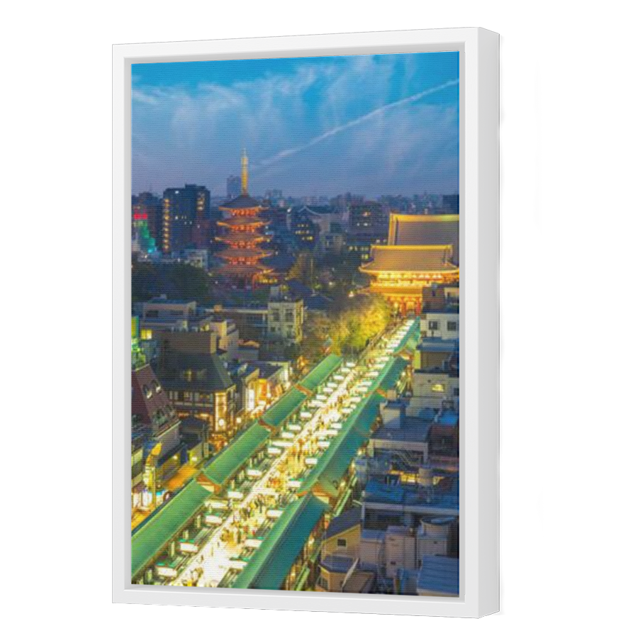 Thumbnail for Canvas - White Floating Frame