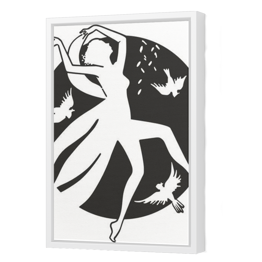 Thumbnail for Canvas - White Floating Frame