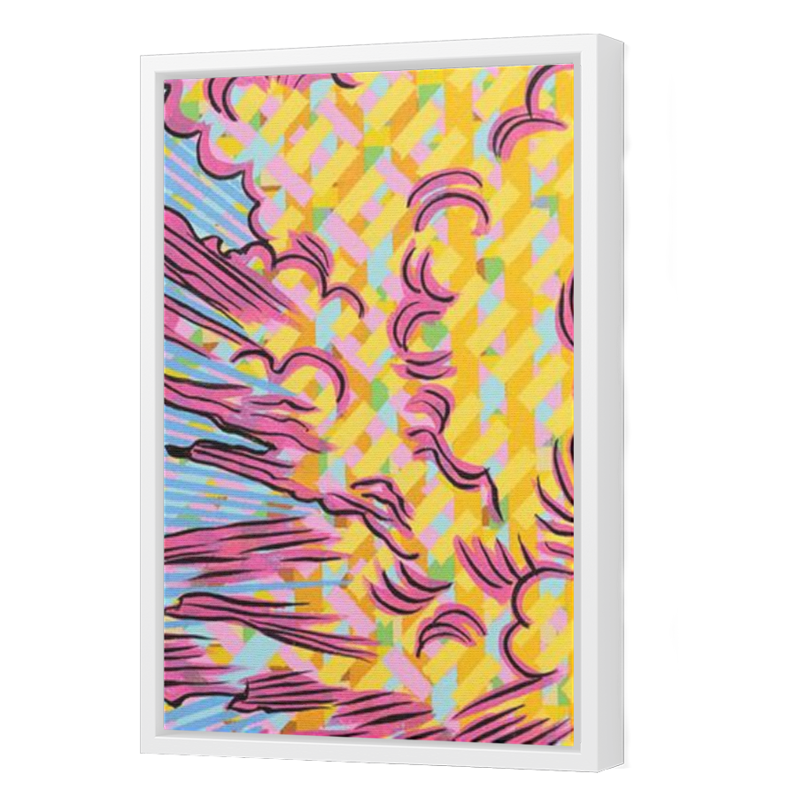 Thumbnail for Canvas - White Floating Frame