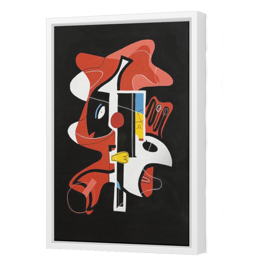Thumbnail for Canvas - White Floating Frame