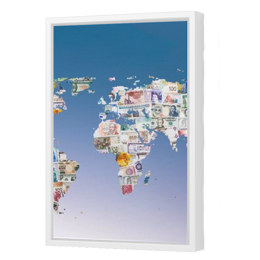 Thumbnail for Canvas - White Floating Frame
