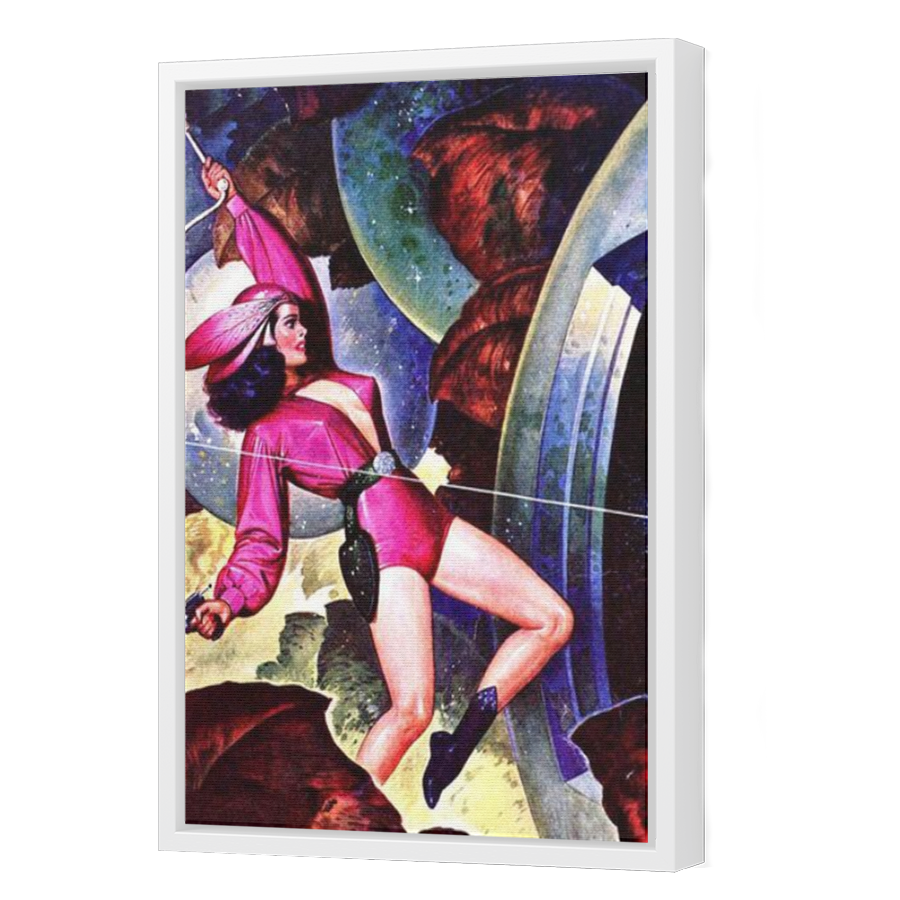 Thumbnail for Canvas - White Floating Frame
