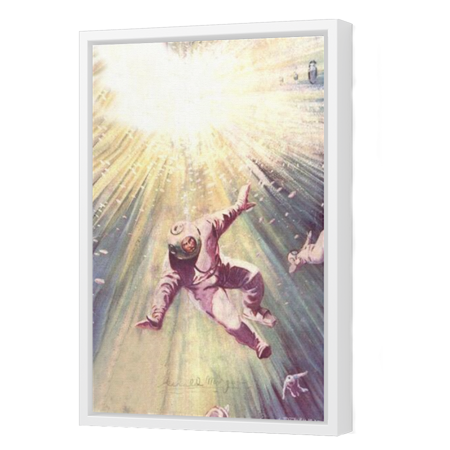 Thumbnail for Canvas - White Floating Frame