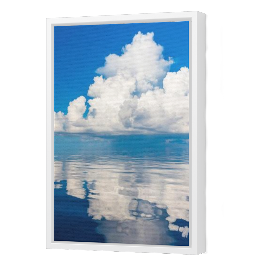 Thumbnail for Canvas - White Floating Frame