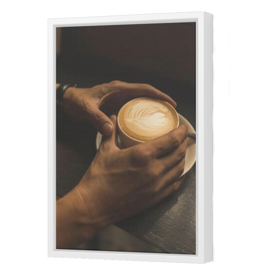 Thumbnail for Canvas - White Floating Frame