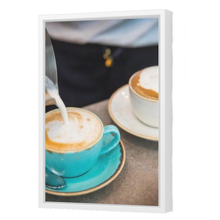 Thumbnail for Canvas - White Floating Frame