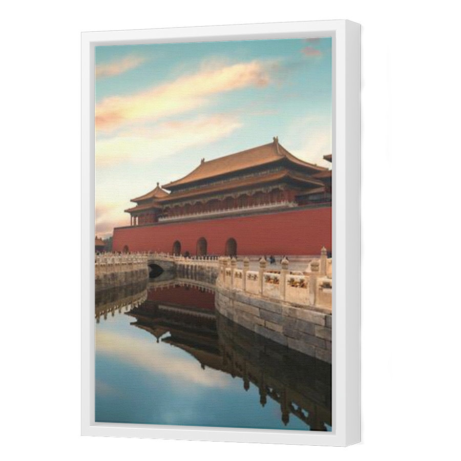 Thumbnail for Canvas - White Floating Frame