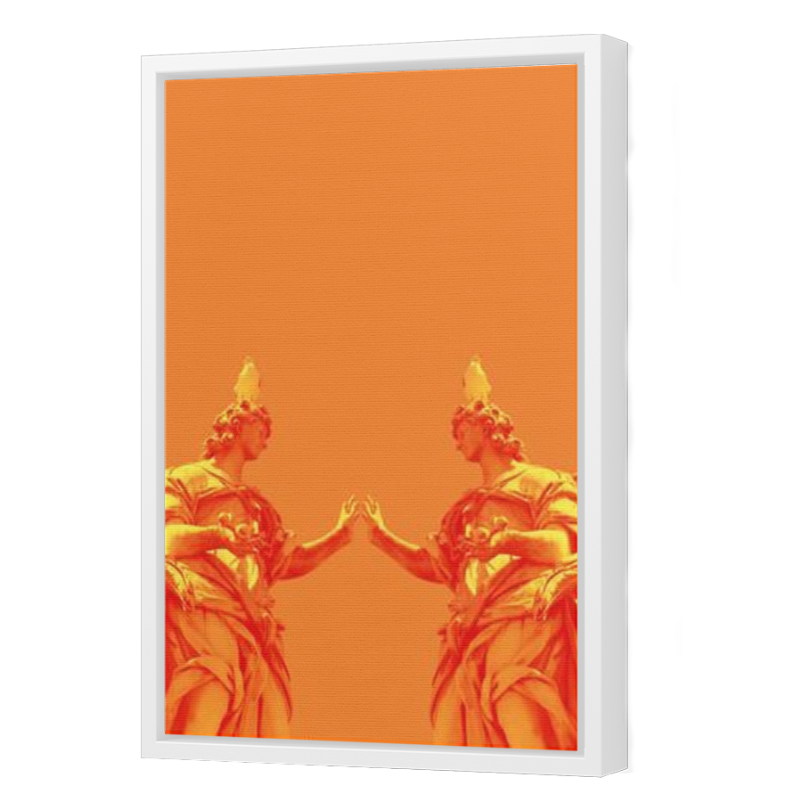 Thumbnail for Canvas - White Floating Frame