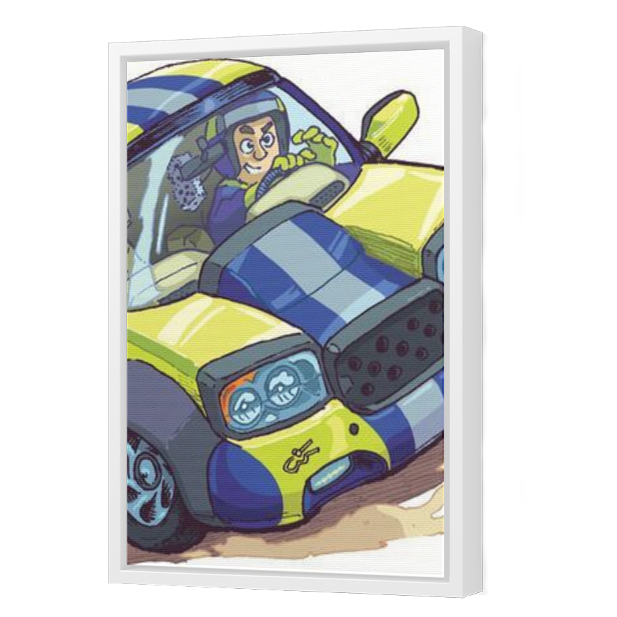 Thumbnail for Canvas - White Floating Frame