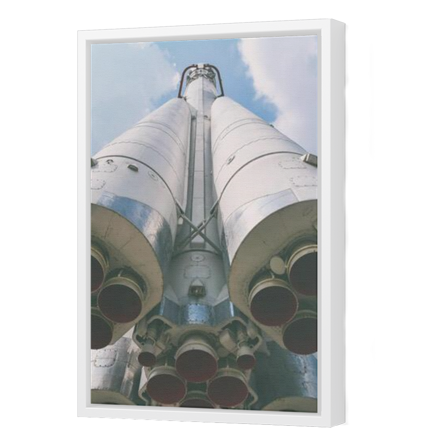 Thumbnail for Canvas - White Floating Frame