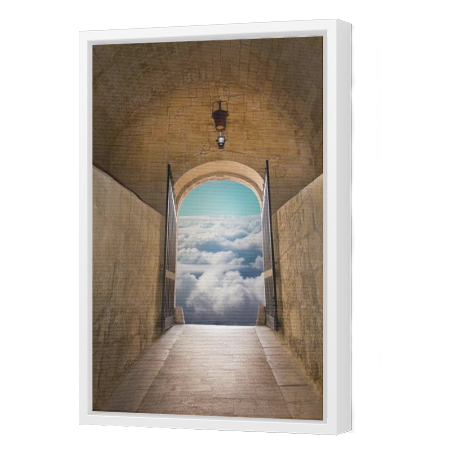 Thumbnail for Canvas - White Floating Frame