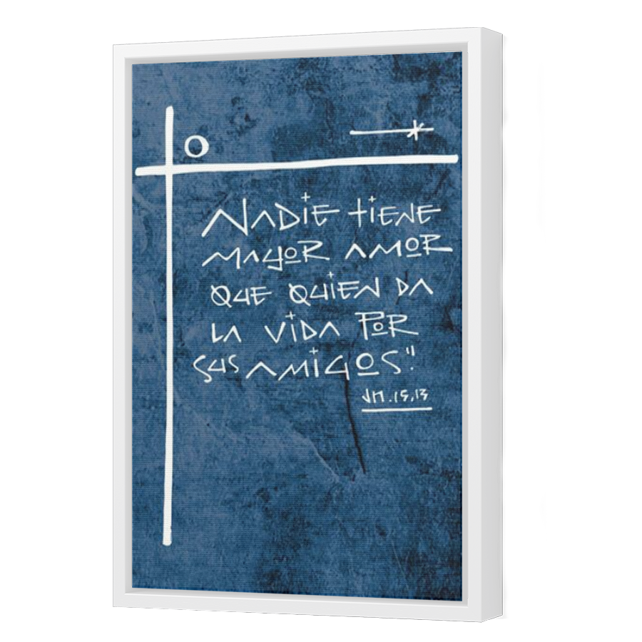 Thumbnail for Canvas - White Floating Frame