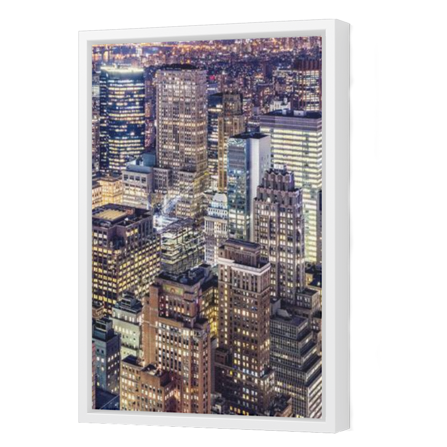 Thumbnail for Canvas - White Floating Frame