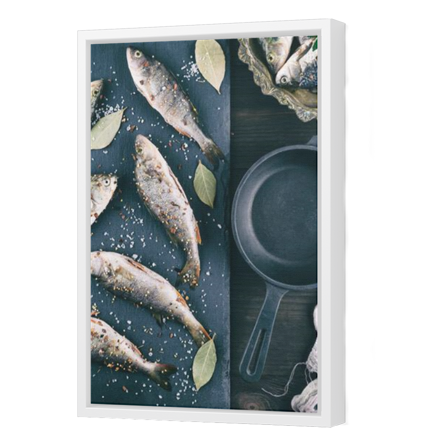 Thumbnail for Canvas - White Floating Frame