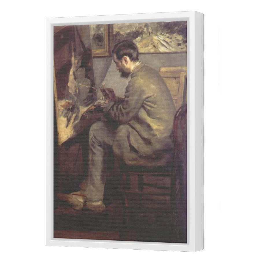 Thumbnail for Canvas - White Floating Frame