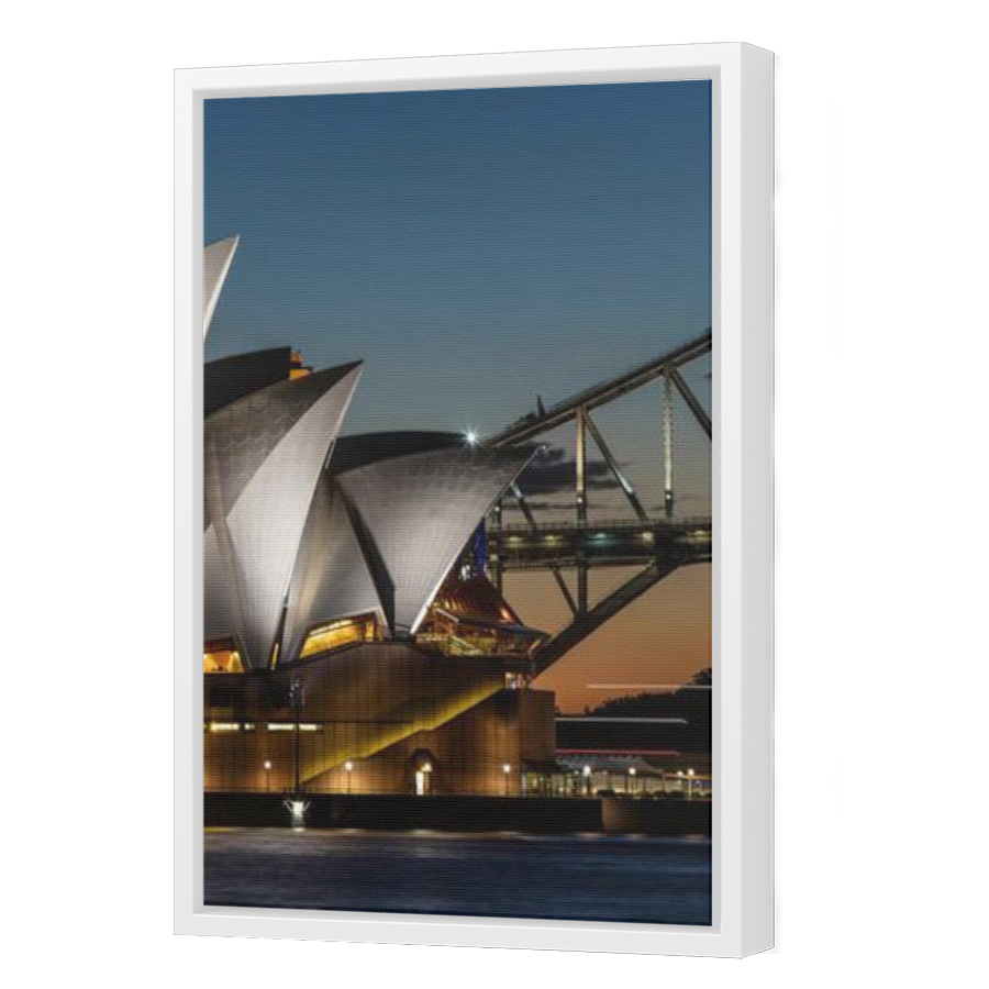 Thumbnail for Canvas - White Floating Frame