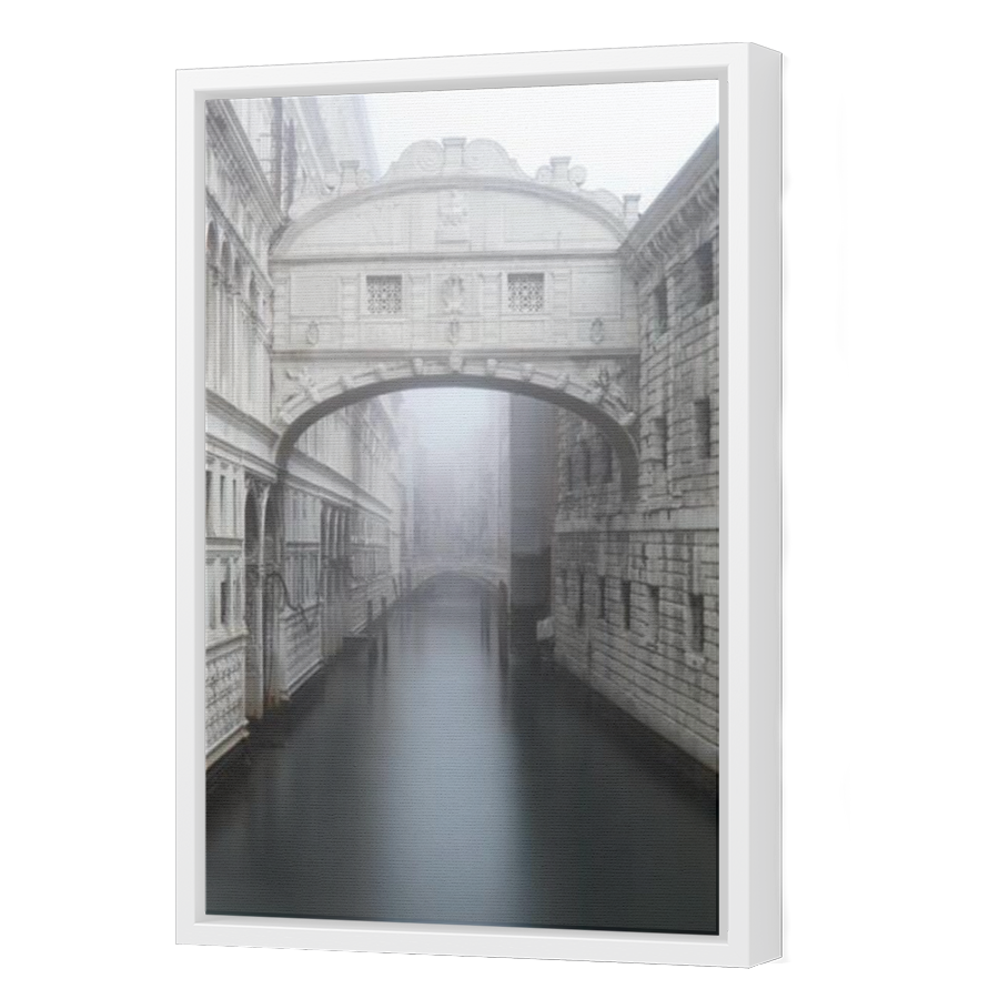 Thumbnail for Canvas - White Floating Frame