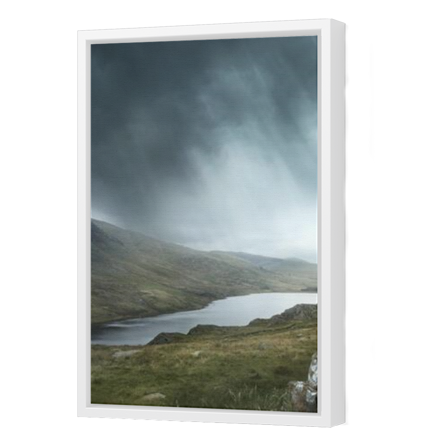 Thumbnail for Canvas - White Floating Frame