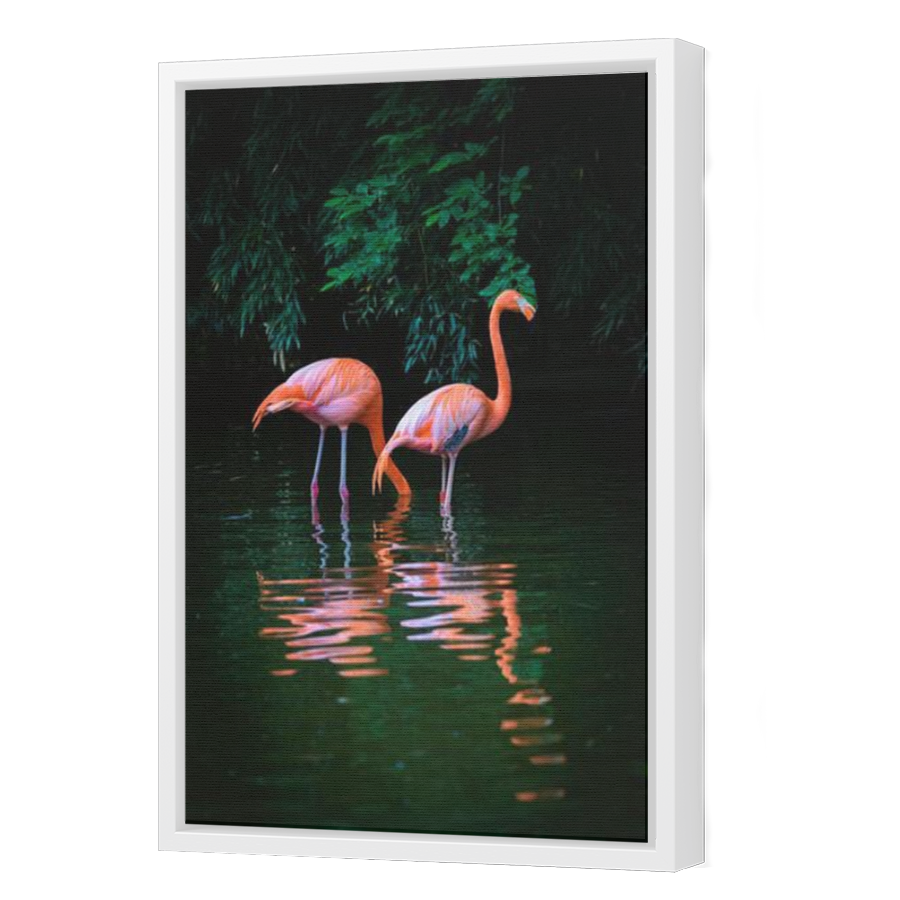 Thumbnail for Canvas - White Floating Frame