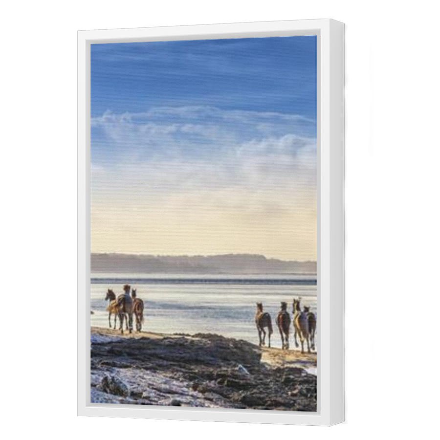 Thumbnail for Canvas - White Floating Frame