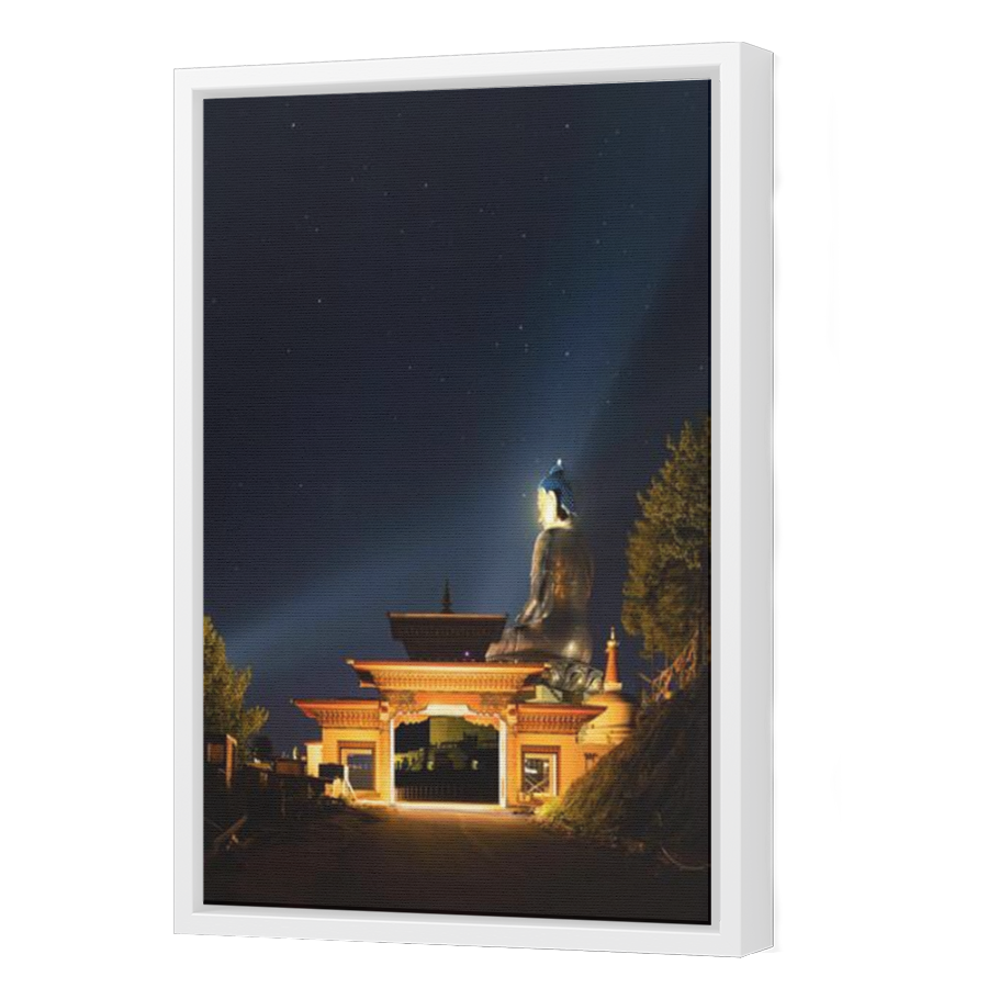 Thumbnail for Canvas - White Floating Frame