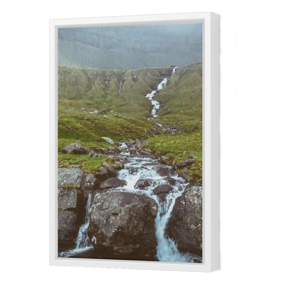 Thumbnail for Canvas - White Floating Frame