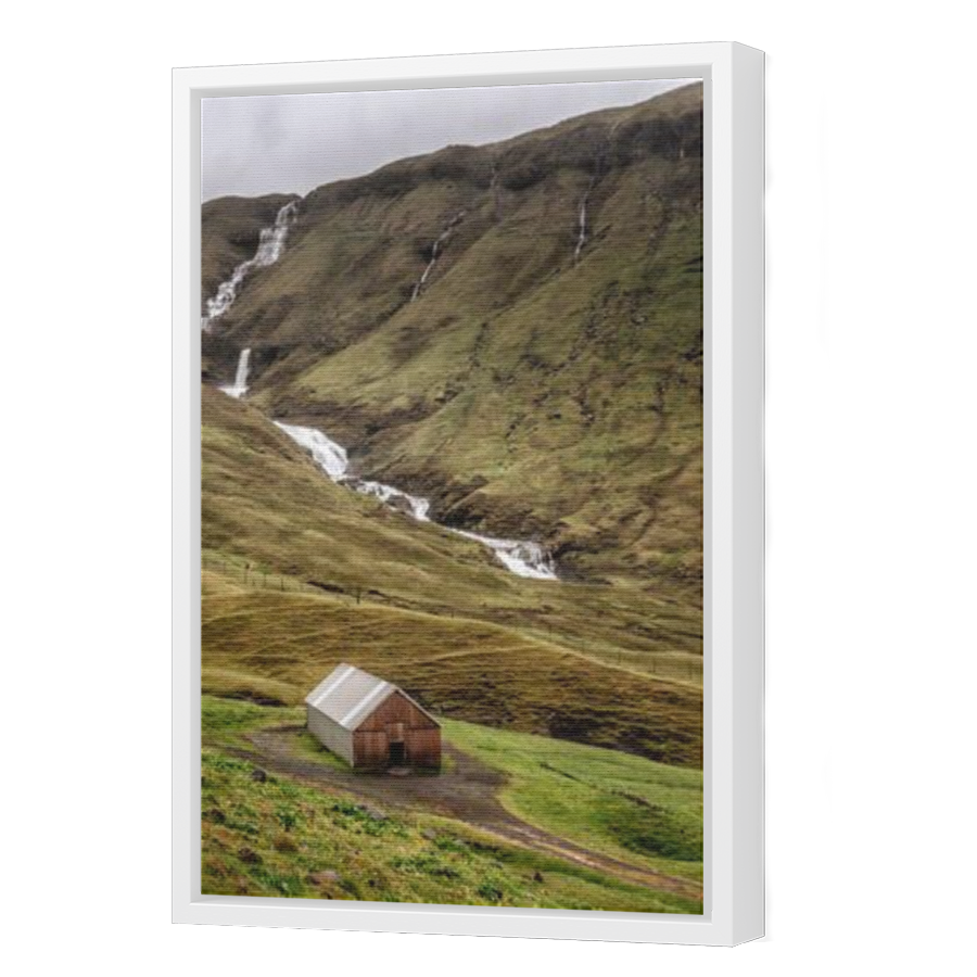 Thumbnail for Canvas - White Floating Frame