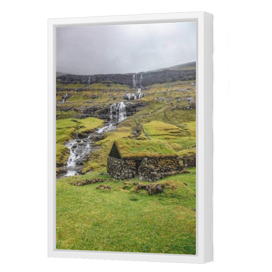 Thumbnail for Canvas - White Floating Frame