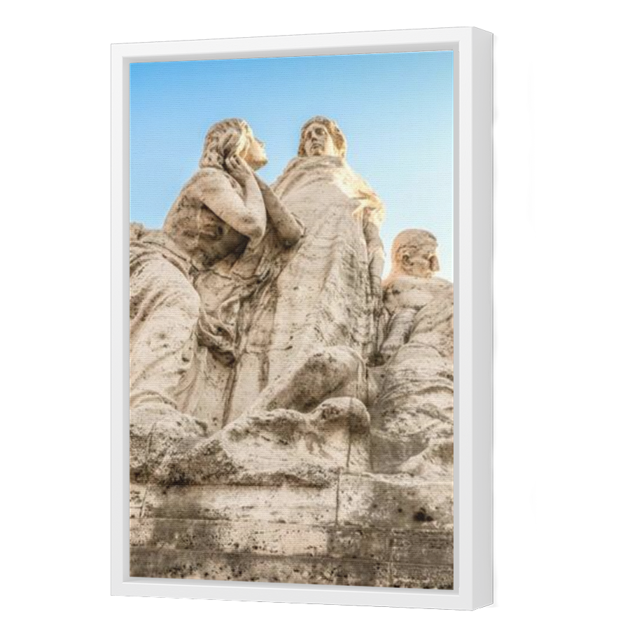 Thumbnail for Canvas - White Floating Frame