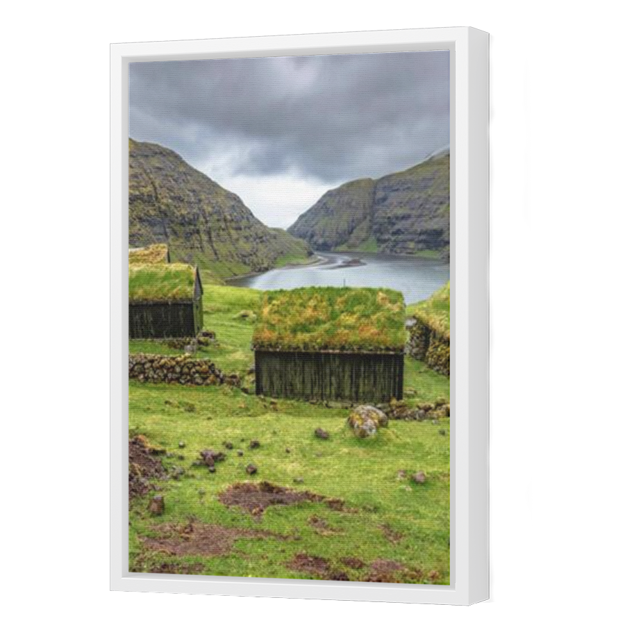 Thumbnail for Canvas - White Floating Frame