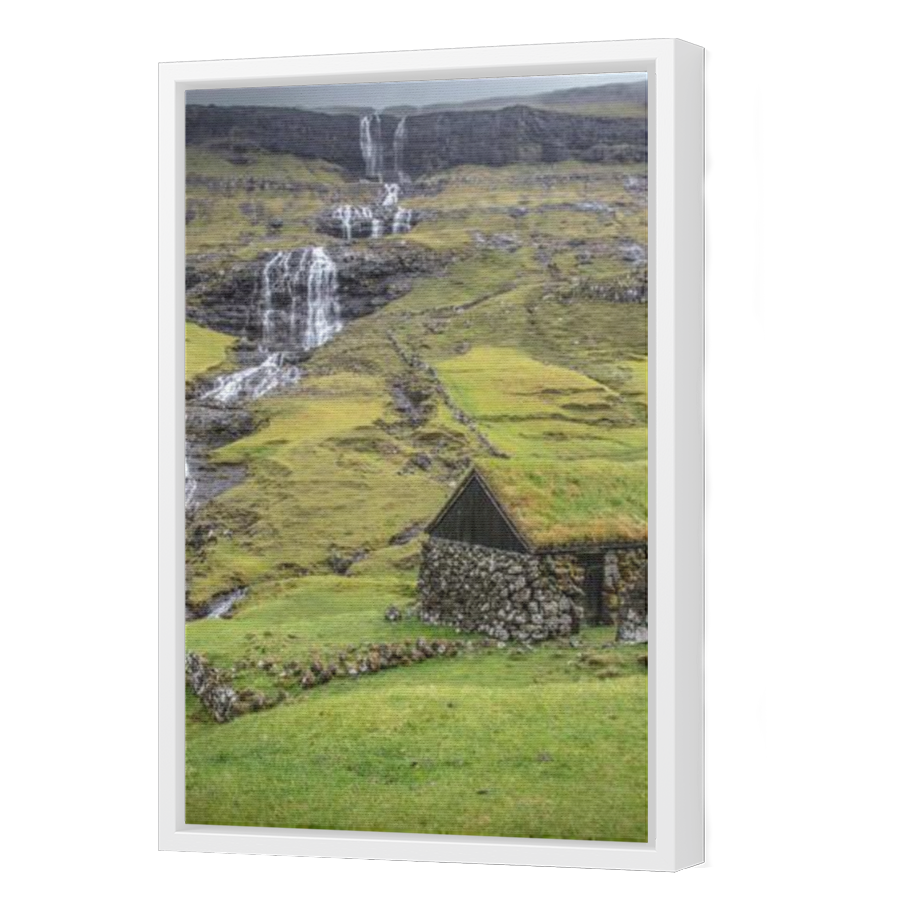 Thumbnail for Canvas - White Floating Frame