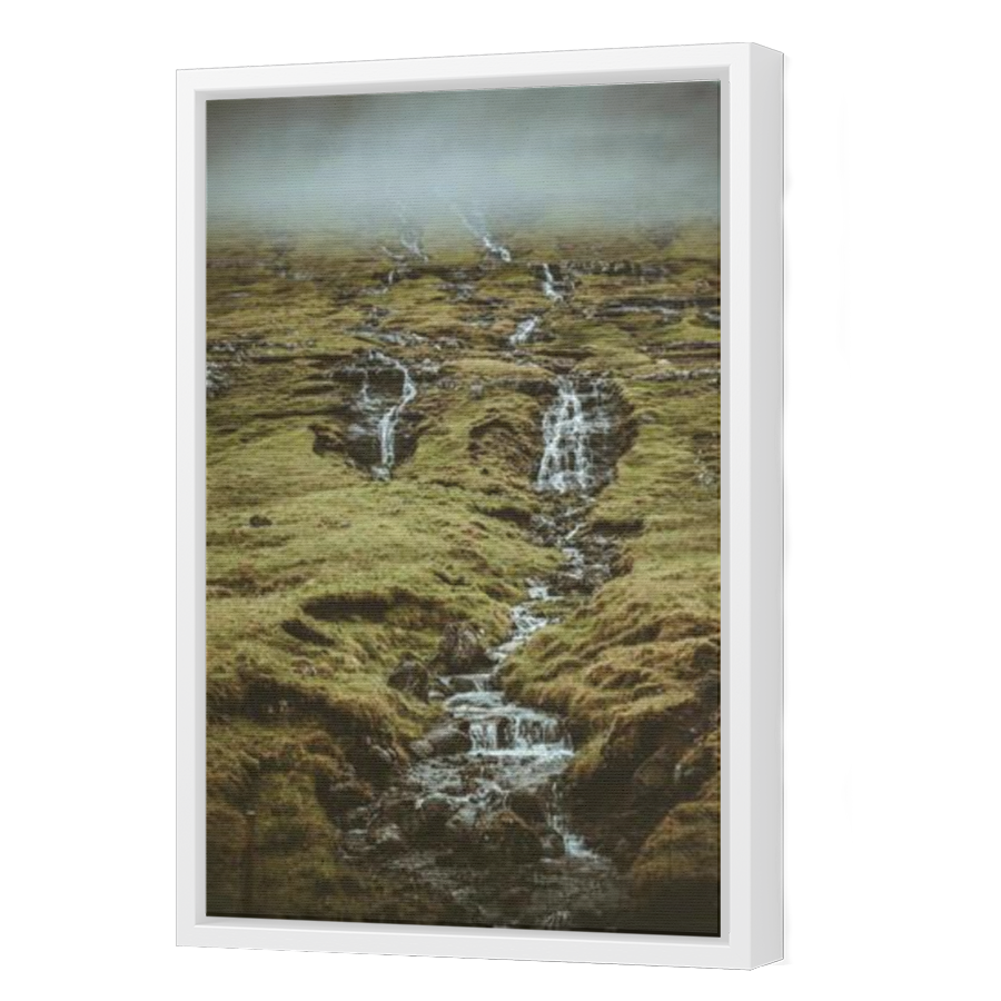 Thumbnail for Canvas - White Floating Frame
