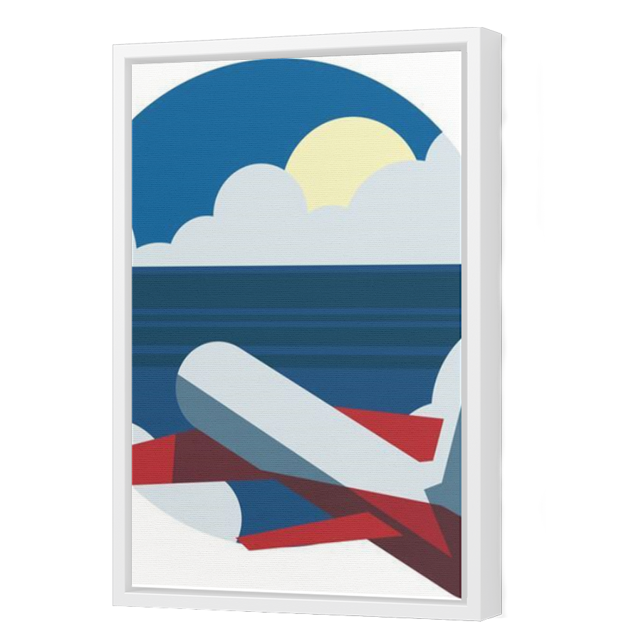 Thumbnail for Canvas - White Floating Frame