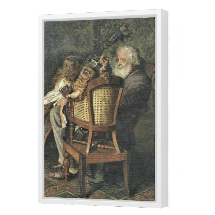 Thumbnail for Canvas - White Floating Frame