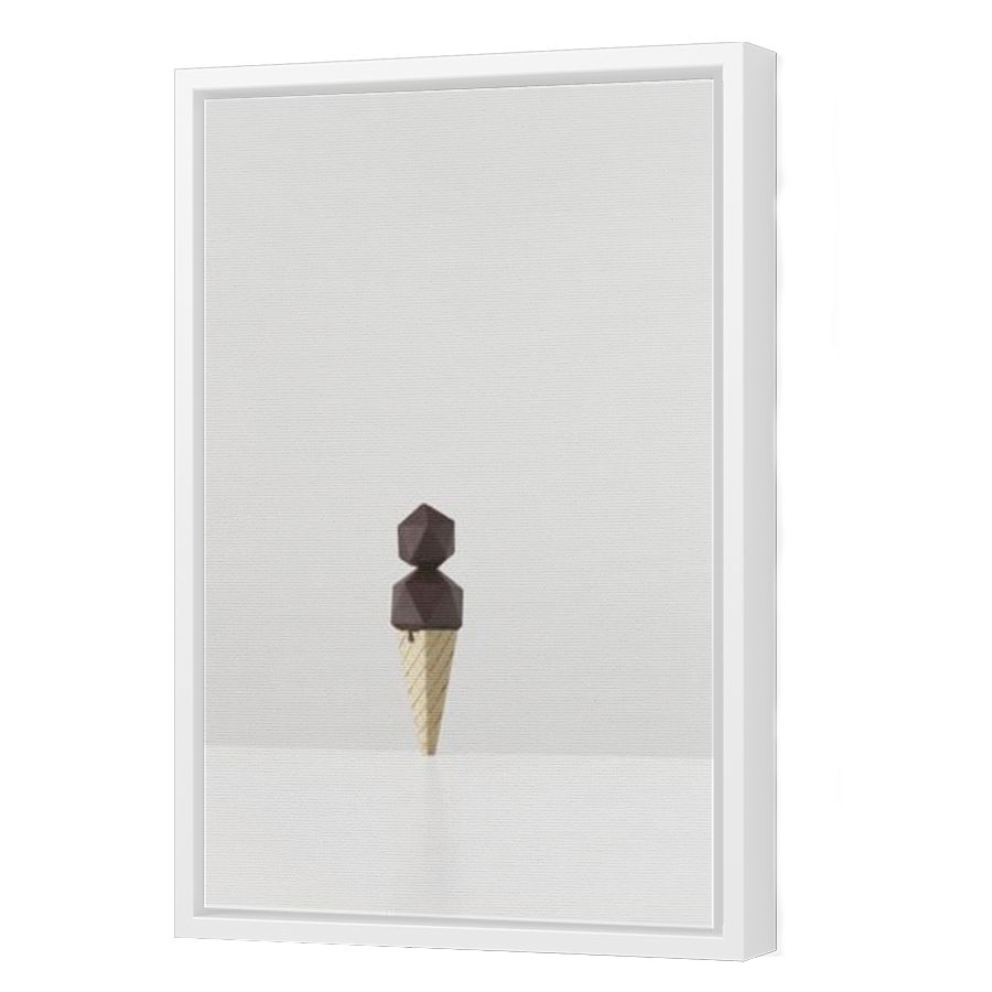 Thumbnail for Canvas - White Floating Frame